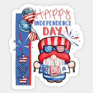 Happy 4th of July Sticker